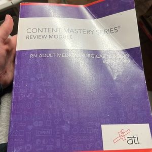 Content Mastery Series RN Adult Medical Surgical Nursing Edition 11.0
